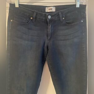 PAIGE Women's Dark Blue Skinny Jeans